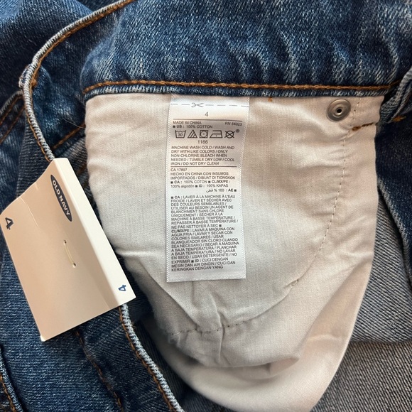 Old Navy Women’s Size 4 Denim Raw Hem Skirt NWT - Picture 4 of 4